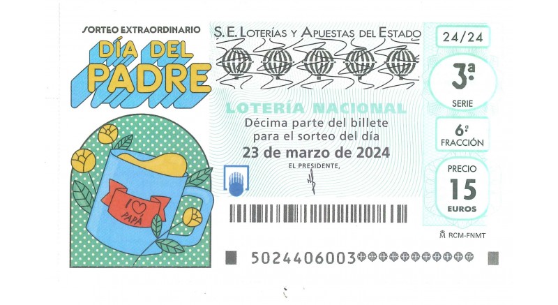Lotería Nacional para el Sorteo Extraordinario del Día del Padre - La 7 de la Suerte